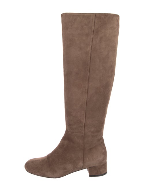 Christian Louboutin Suede Riding Boots