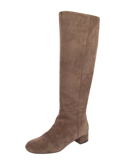 Christian Louboutin Suede Riding Boots