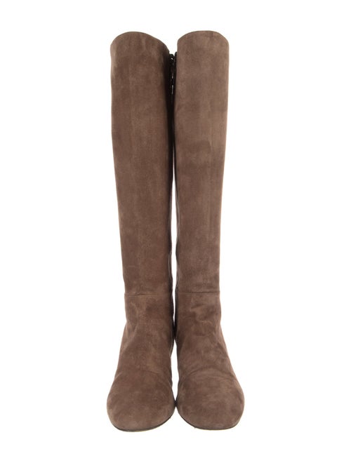 Christian Louboutin Suede Riding Boots