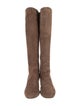 Christian Louboutin Suede Riding Boots
