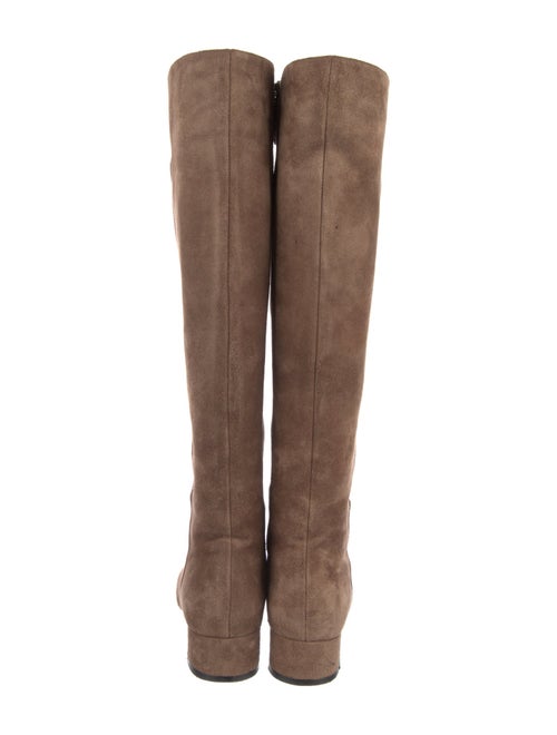 Christian Louboutin Suede Riding Boots