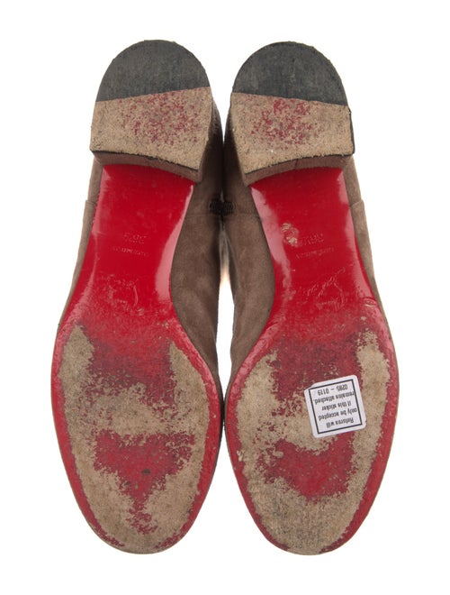 Christian Louboutin Suede Riding Boots