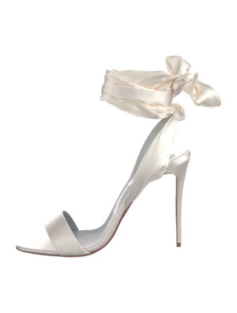 Christian Louboutin Satin Sandals