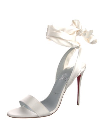 Christian Louboutin Satin Sandals