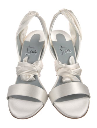 Christian Louboutin Satin Sandals