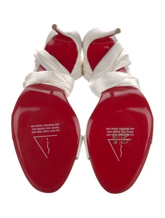 Christian Louboutin Satin Sandals