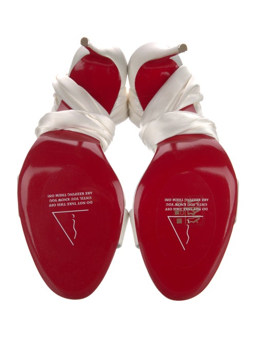 Christian Louboutin Satin Sandals