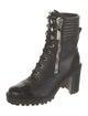Christian Louboutin Leather Combat Boots