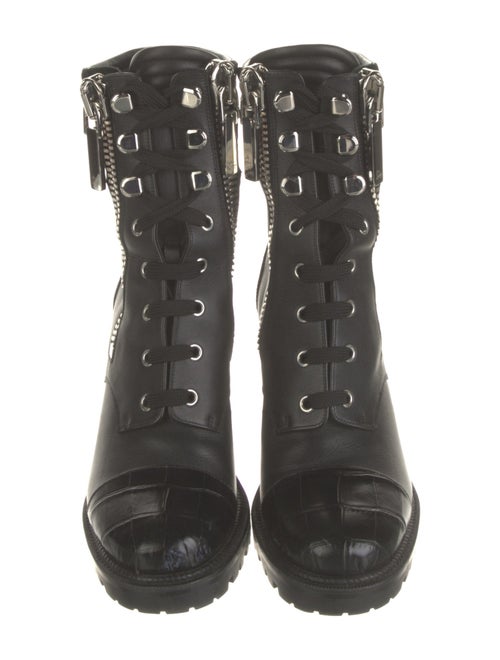 Christian Louboutin Leather Combat Boots