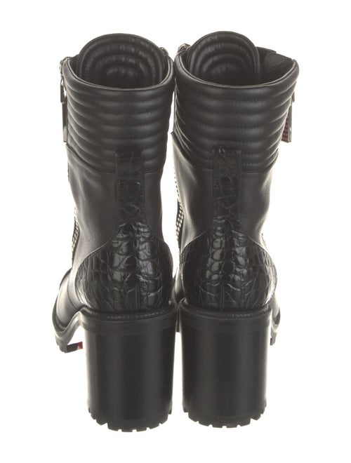 Christian Louboutin Leather Combat Boots