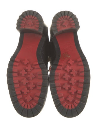 Christian Louboutin Leather Combat Boots