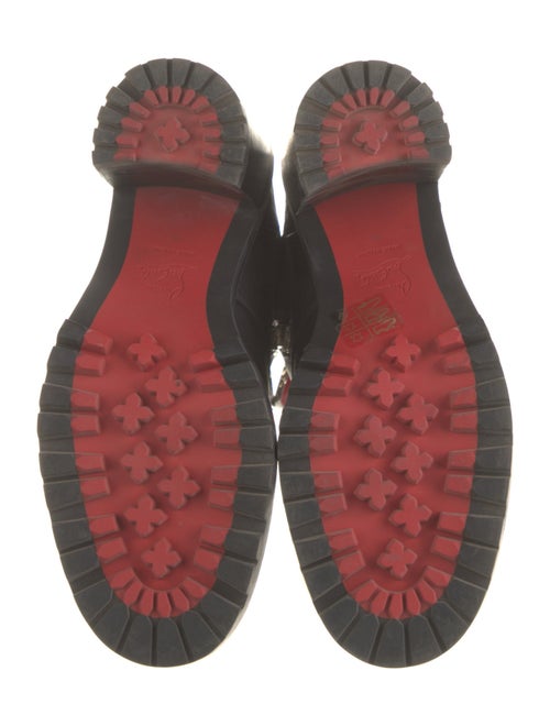Christian Louboutin Leather Combat Boots