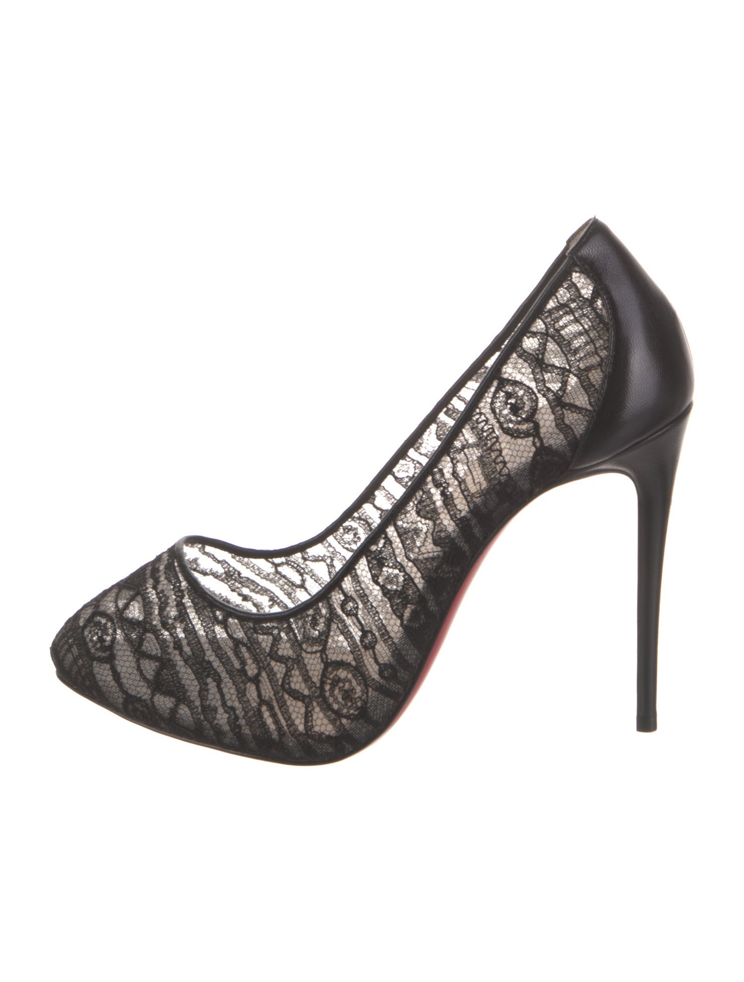 Christian Louboutin Lace Lace Pattern Pumps