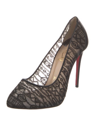 Christian Louboutin Lace Lace Pattern Pumps