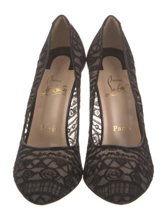 Christian Louboutin Lace Lace Pattern Pumps