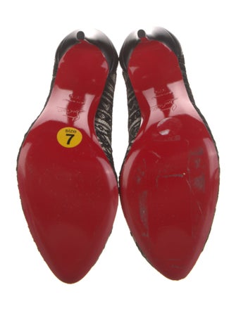 Christian Louboutin Lace Lace Pattern Pumps