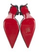 Christian Louboutin O Kate Sling 100 Leather Slingback Pumps