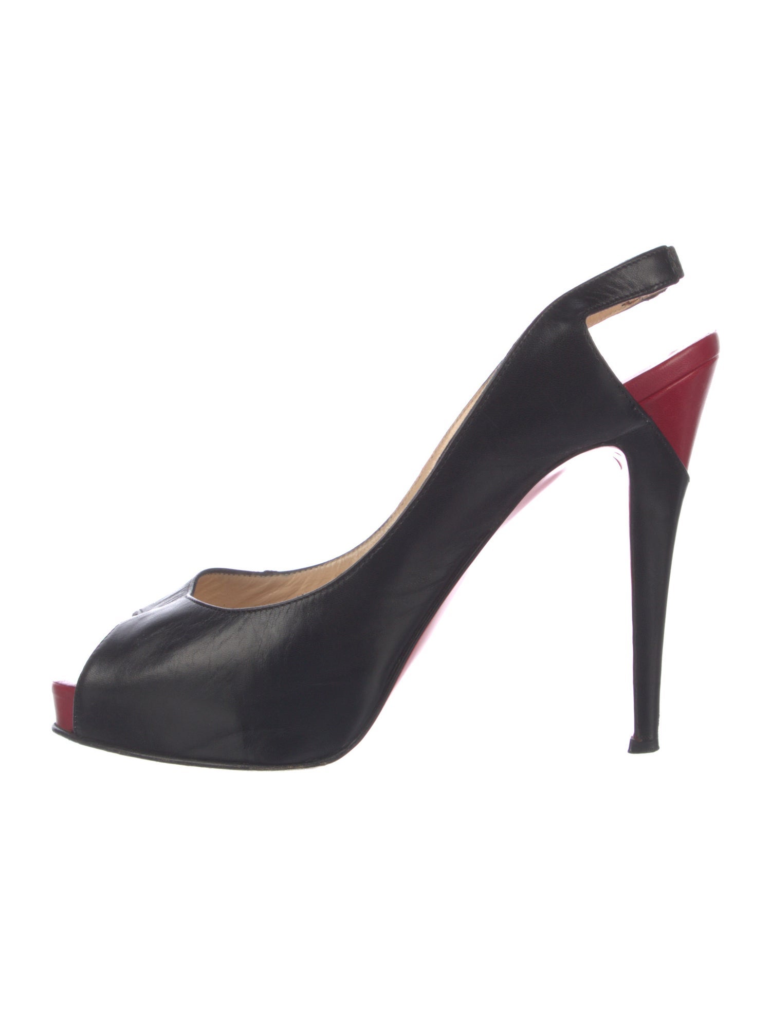 Christian Louboutin Leather Slingback Pumps