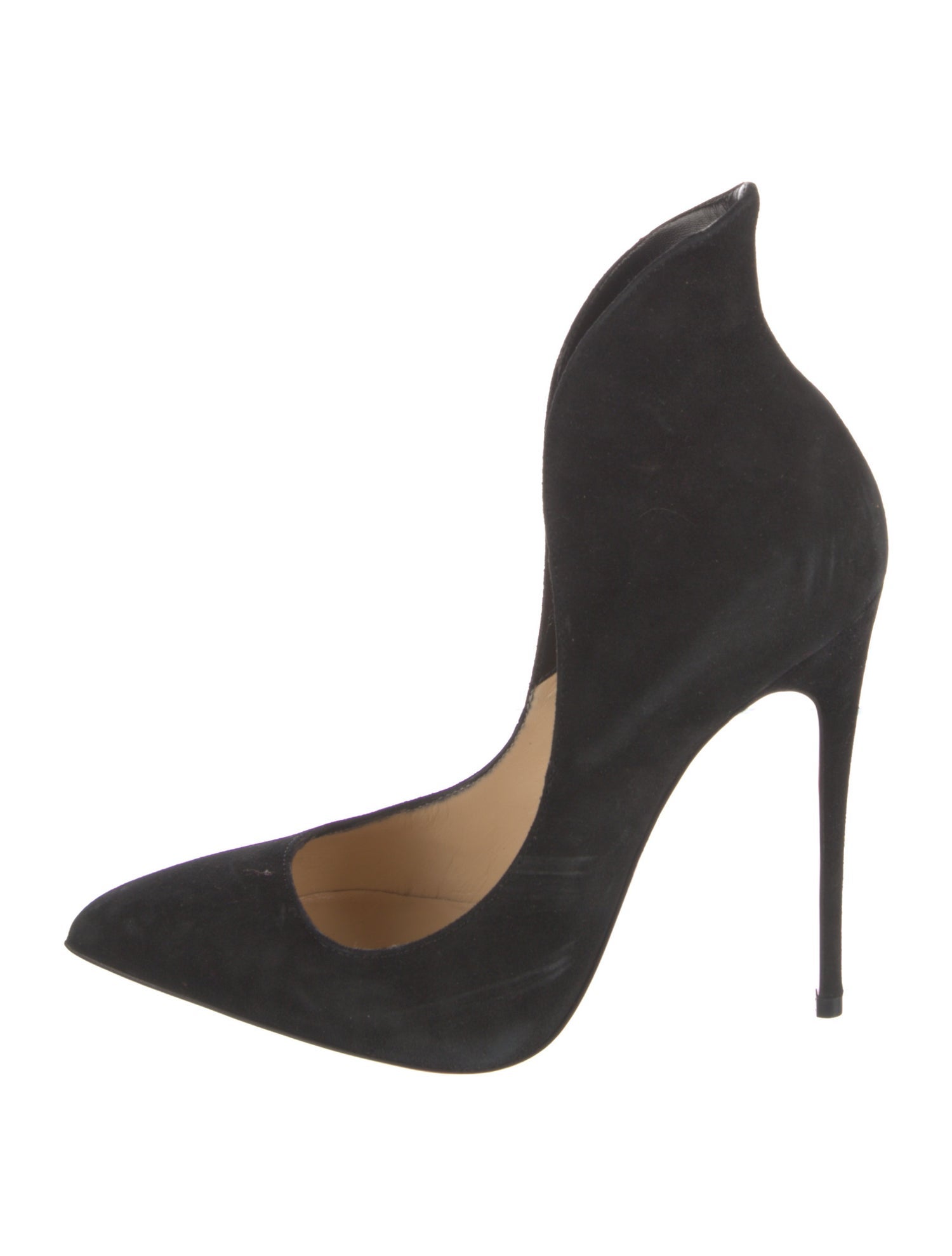 Christian Louboutin Suede D'Orsay Pumps