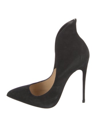 Christian Louboutin Suede D'Orsay Pumps