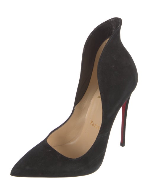 Christian Louboutin Suede D'Orsay Pumps