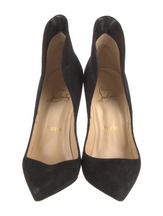 Christian Louboutin Suede D'Orsay Pumps