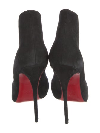 Christian Louboutin Suede D'Orsay Pumps