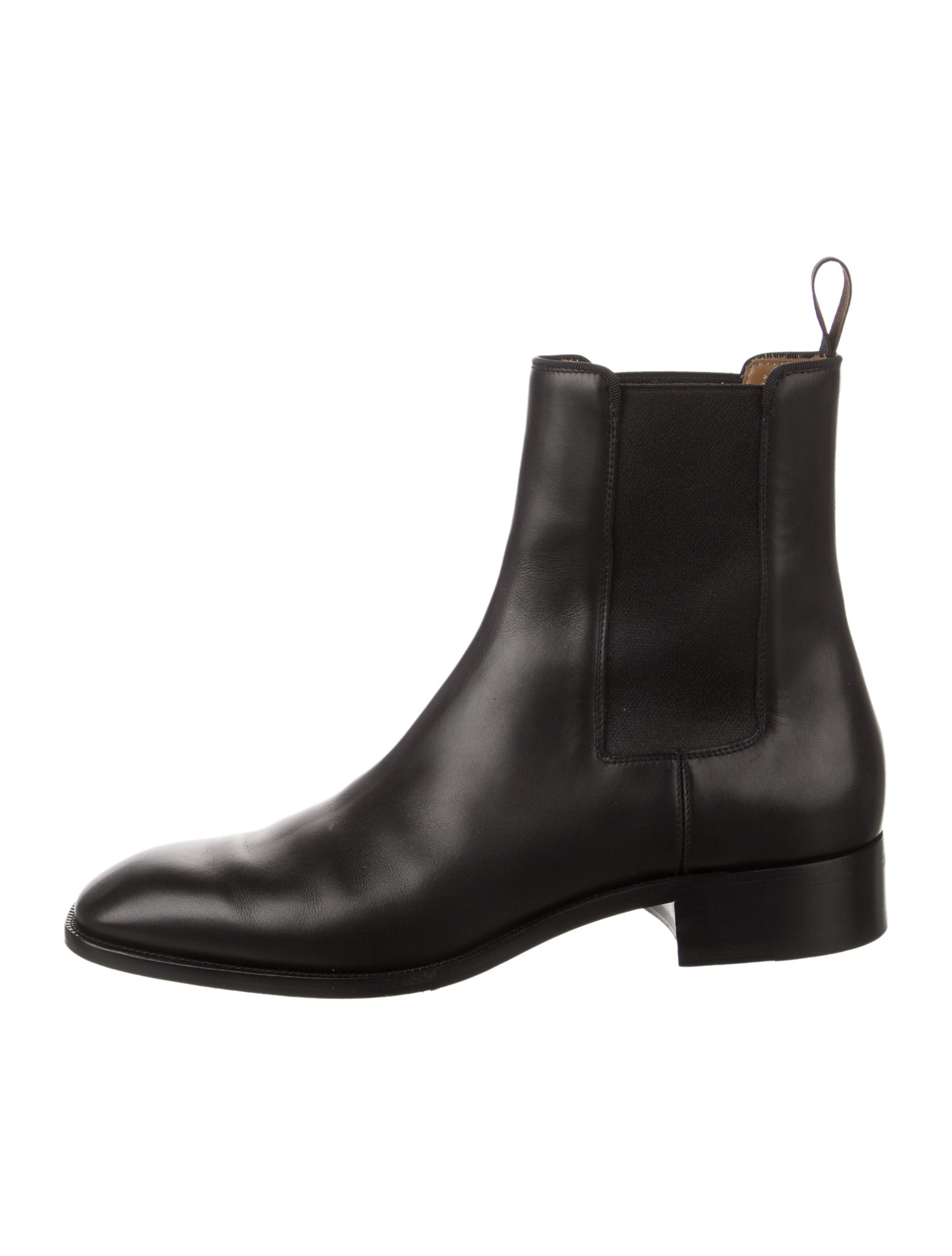 Christian Louboutin Samson Flat Leather Chelsea Boots
