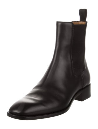 Christian Louboutin Samson Flat Leather Chelsea Boots