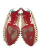 Christian Louboutin Spike Accents Leather Pumps