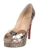 Christian Louboutin Patent Leather Printed Pumps