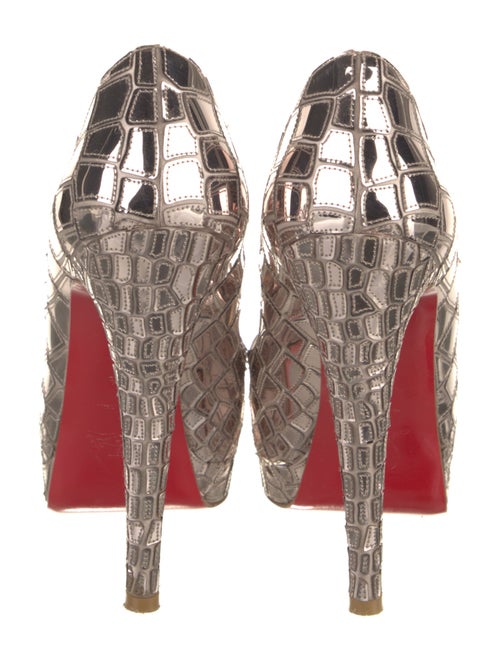 Christian Louboutin Patent Leather Printed Pumps