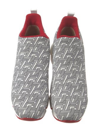 Christian Louboutin Printed Glitter Accents Athletic Sneakers