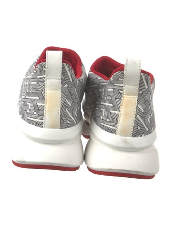 Christian Louboutin Printed Glitter Accents Athletic Sneakers