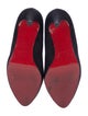Christian Louboutin Suede Colorblock Pattern Pumps