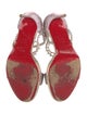 Christian Louboutin Spike Accents Glitter Sandals