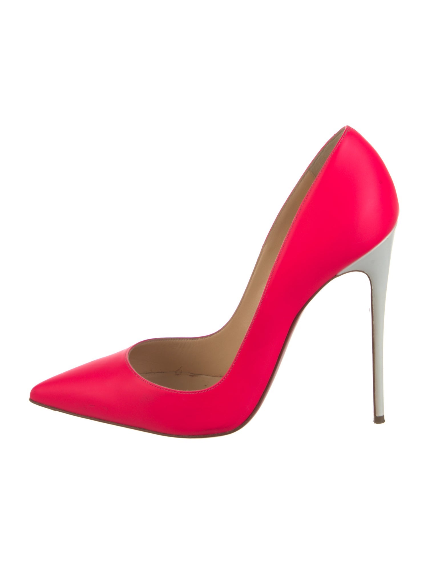 Christian Louboutin So Kate 120 Fluo Mat Leather Pumps