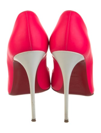 Christian Louboutin So Kate 120 Fluo Mat Leather Pumps