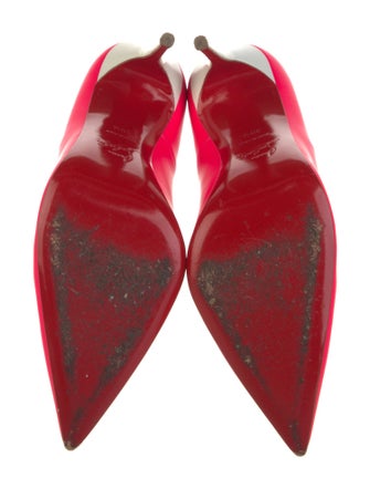 Christian Louboutin So Kate 120 Fluo Mat Leather Pumps
