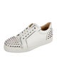 Christian Louboutin Spike Accents Leather Sneakers