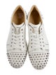 Christian Louboutin Spike Accents Leather Sneakers