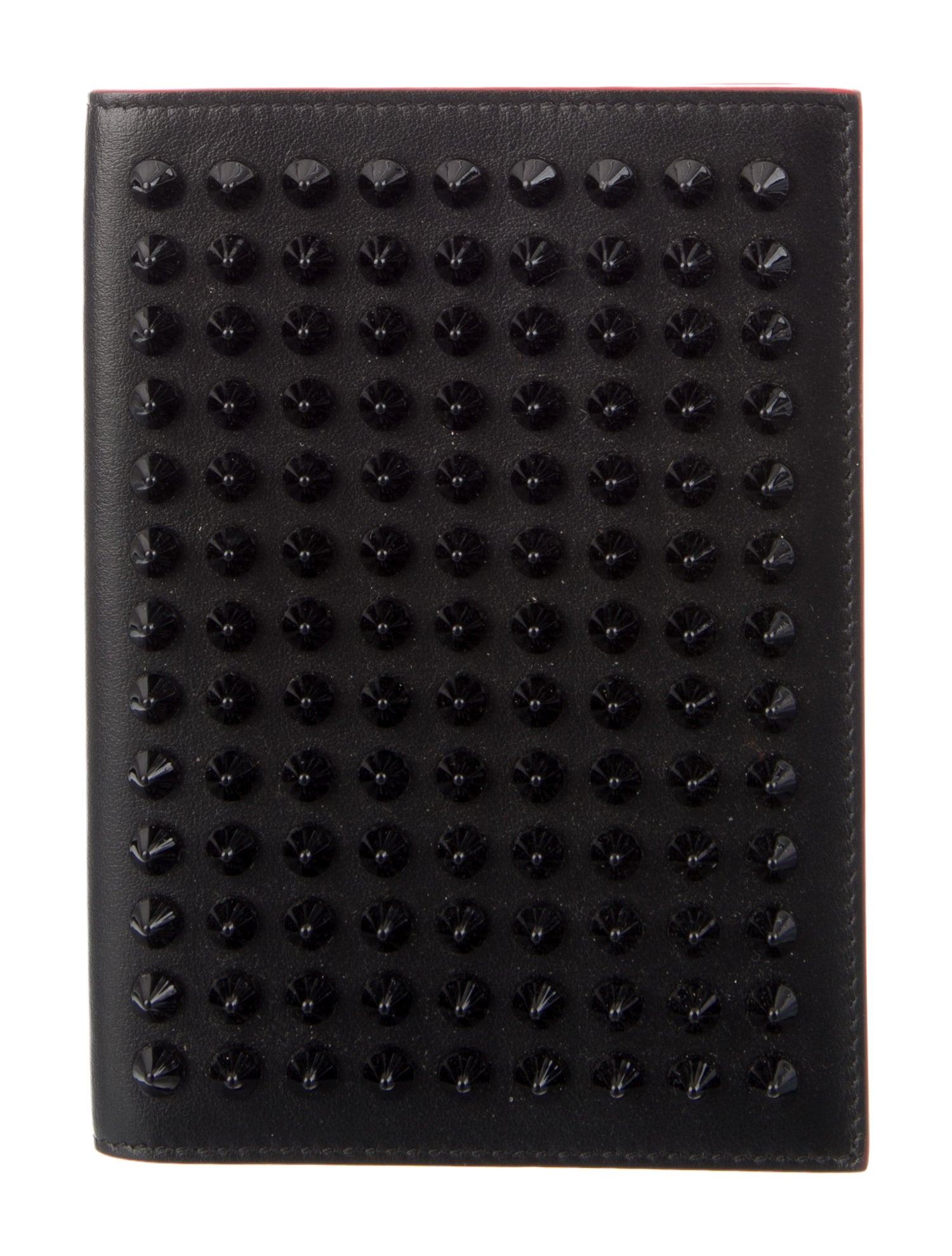 Christian Louboutin Leather Studded Passport Cover