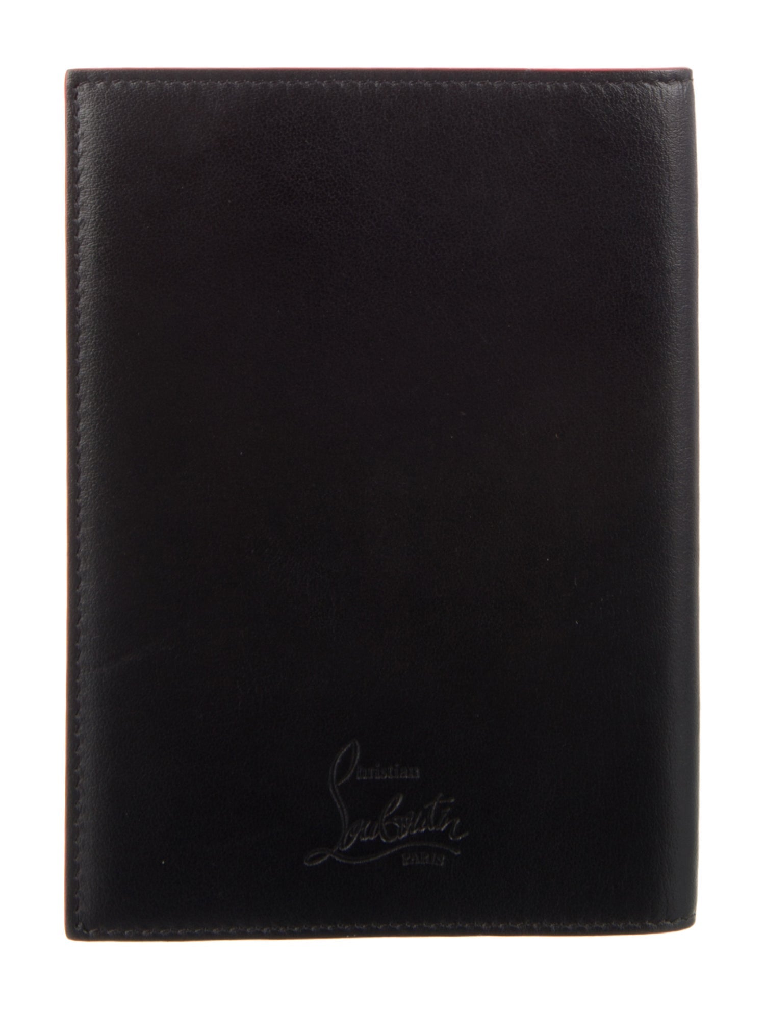Christian Louboutin Leather Studded Passport Cover