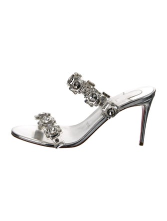 Christian Louboutin Just Jewel 85 Leather Slides
