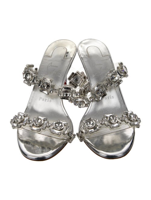 Christian Louboutin Just Jewel 85 Leather Slides