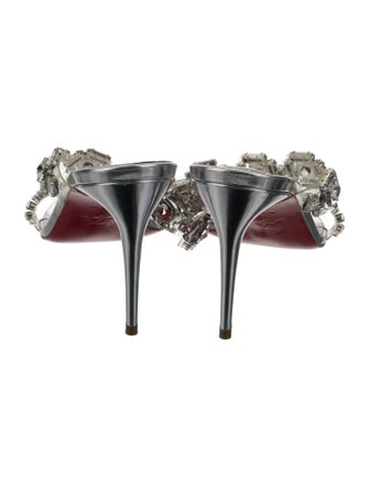Christian Louboutin Just Jewel 85 Leather Slides