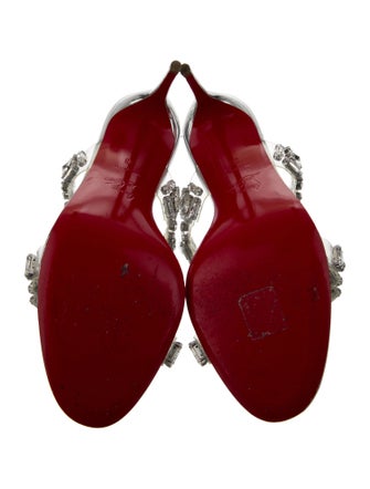Christian Louboutin Just Jewel 85 Leather Slides