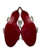 Christian Louboutin Just Jewel 85 Leather Slides