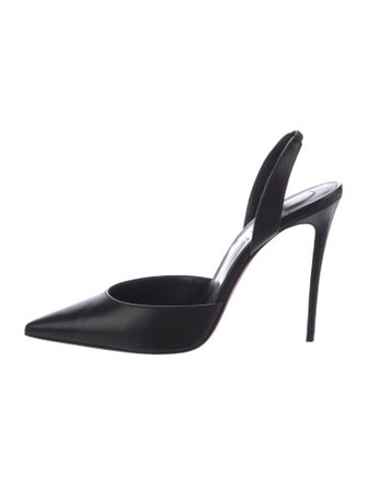 Christian Louboutin Leather Slingback Pumps