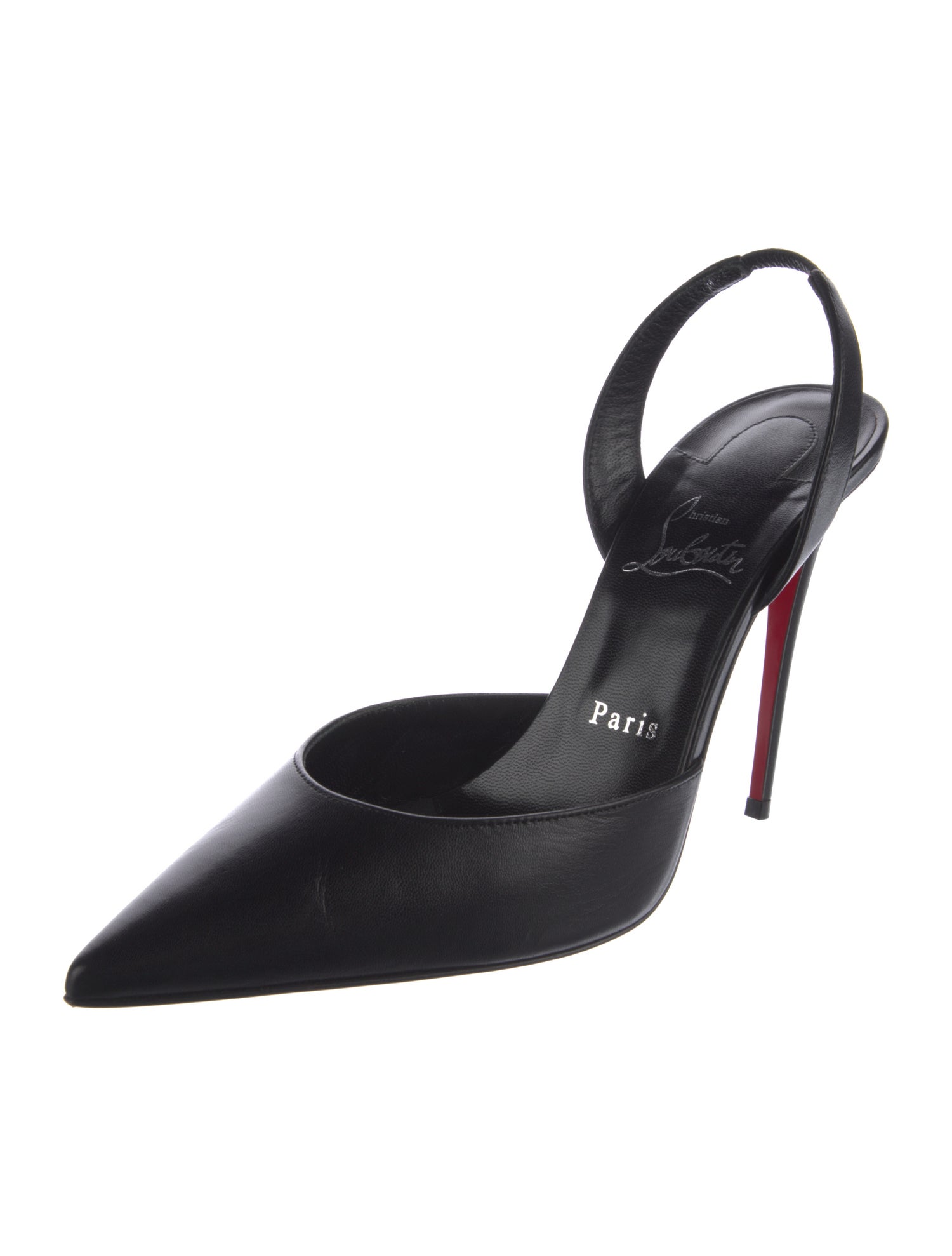 Christian Louboutin Leather Slingback Pumps